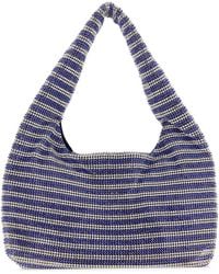 Kara - Two-Tone Rhinestones Mini Handbag Borse A Mano - Lyst