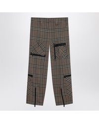 Burberry - Cargo Pants Check Pattern - Lyst