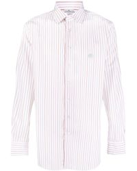 Etro - Striped Cotton Shirt - Lyst