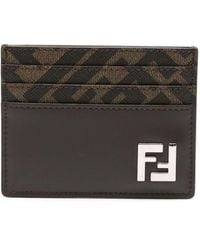 Fendi - Ff-Motif Card Holder - Lyst