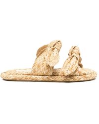Zimmermann - Carousel Linen Sandals - Lyst