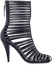 Givenchy - Cage Leather Boots - Lyst