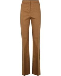 Pinko - Pollo Linen Stretch Trousers - Lyst