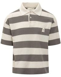 Ami Paris - Heart Logo Mini Polo Shirt - Lyst