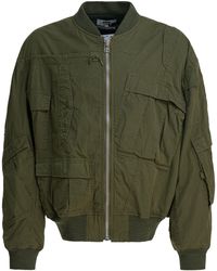 Junya Watanabe - Cotton And Nylon Bomber Jacket Jackets And Coats - Lyst