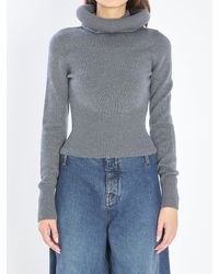 Alaïa - Sculptural-Hood Pullover - Lyst