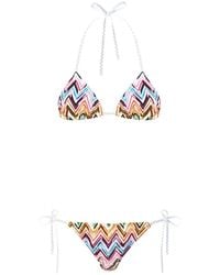 Missoni - Multicolored Zigzag Bikini - Lyst