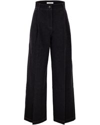 Max Mara - "Mxpetereo" Denim Jersey Trousers - Lyst