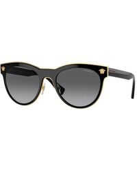 Versace - Sunglasses Cat Eye Full Rim, Frame And Light Gradient Dark Lens Ve21981002T3 - Lyst