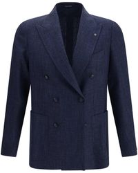 Tagliatore - Single-Breasted Blazer - Lyst