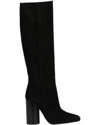Ferragamo - Pampero Suede Knee-High Boots - Lyst