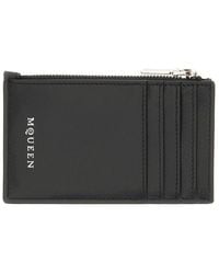 McQueen - Card Holder "Skull" - Lyst