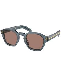 Prada - Stylish Mini Print Sunglasses For - Lyst
