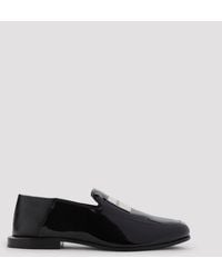Givenchy - Leather Label Loafers - Lyst