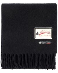 Lanvin - Fluffy Smash With Label Scarf - Lyst