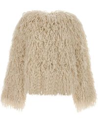 Fendi - Jacket Knitted Fur - Lyst
