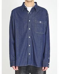 Celine - Denim Overshirt - Lyst