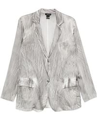 Avant Toi - Silk Double-Breasted Jacket - Lyst