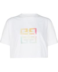 Givenchy - 4G Peace Logo Crop Top - Lyst