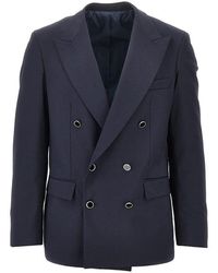 MARSĒM - Light Wool-Blend Double-Breasted Jacket - Lyst