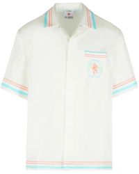 CASABLANCA - Silk Shirt - Lyst