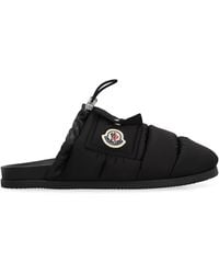 Moncler - Mini Padded Nylon Flat Sandals For - Lyst