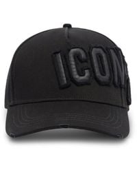 DSquared² - Cotton Iconique Baseball Cap - Lyst