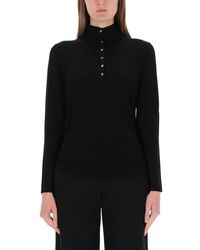Theory - Jersey Henley - Lyst