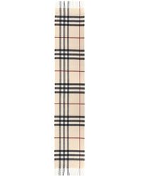 Burberry - "Check" Scarf - Lyst