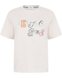 Celine - Stylish Cotton Graphic T-Shirt For Everyday Wear - Lyst
