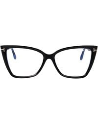 Tom Ford - Cat Eye Optical Ft5844 B 001 - Lyst