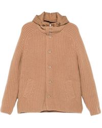 Herno - Knitted Bomber Jacket With Bib - Lyst