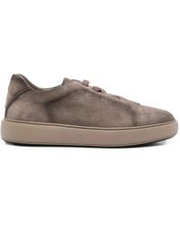 Officine Creative - "Slouch" Aero Leather Cachemire Tonal Sneakers - Lyst