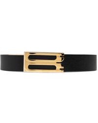 Victoria Beckham - Frame Regular Leather Belt - Lyst