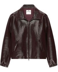 Courreges - Vinyl Bomber Jacket - Lyst