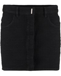 Givenchy - 4G-Jacquard Skirt - Lyst