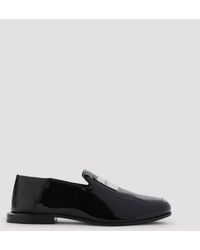 Givenchy - Leather Label Loafers - Lyst