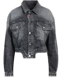 DSquared² - Raw Cut Jean Denim Jacket - Lyst