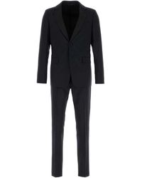 Prada - Midnight Blue Wool Blend Suit - Lyst