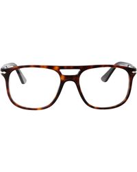 Persol - Havana Acetate Optical Glasses - Lyst