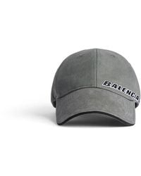 Balenciaga - Tilted Typo Cap - Lyst