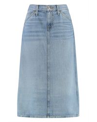 RE/DONE - Skirt Main Fabric: Cotton - Lyst
