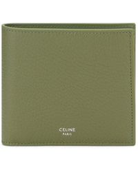Celine - Hammered Leather Wallet - Lyst