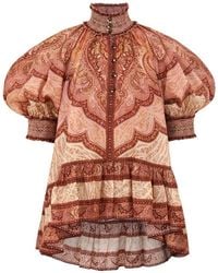 Zimmermann - "Wanderlust" Ruffle Blouse - Lyst