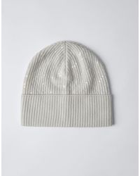 Brunello Cucinelli - Ice Wool Knit Hat - Lyst