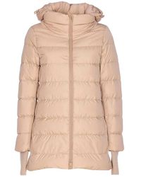 Herno - Hooded Zip-Up Padded Jacket Clothing - Lyst