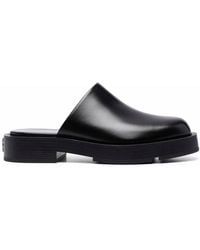 Givenchy - Squared Loafers With 4 Cm Heel - Lyst