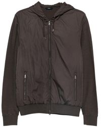 Herno - Cotton Polyester Sweatshirt Jacket - Lyst