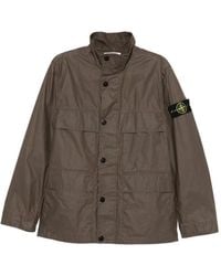 Stone Island - Cotton Blend Jacket - Lyst