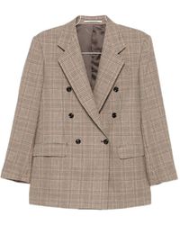 Tagliatore - Wool Blend Double-Breasted Jacket - Lyst